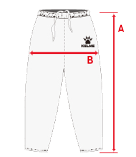 Tracksuit Bottom Measurement Diagram